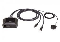 US3312-AT   2- USB-C 4K DisplayPort KVM-     